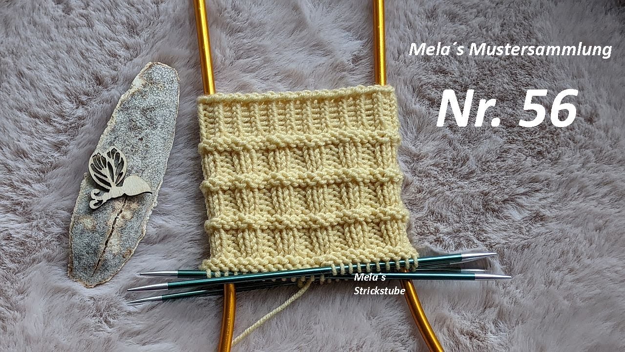 Sockenmuster Nr. 56 - Muster in Runden stricken / rechts/links Muster / knitting sock pattern
