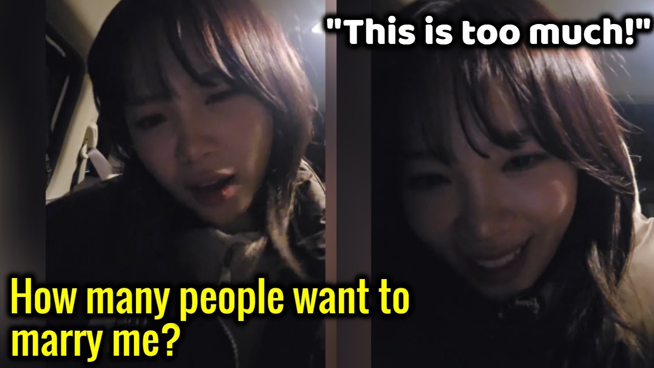 chaewon's reaction to receiving many marriage proposals