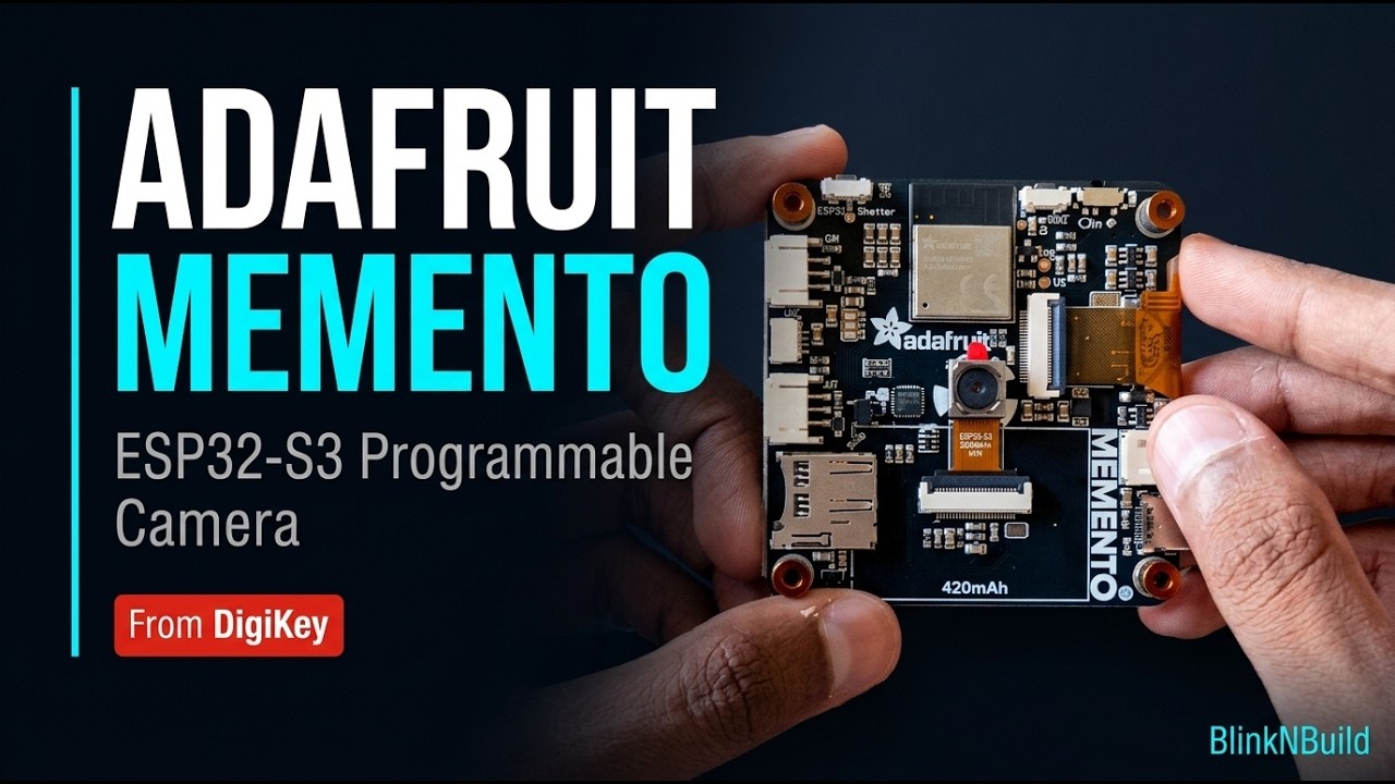 Adafruit Memento Unboxing | ESP32-S3 Programmable Camera