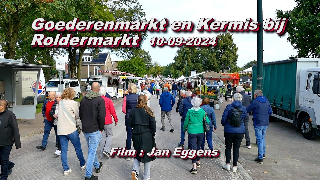 Goederenmarkt en Kermis bij Roldermarkt 10 09 2024
