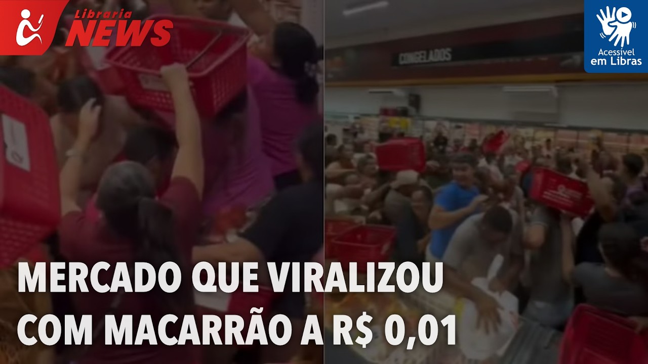 Mercado que viralizou com macarrão a R$ 0,01 (Libras)