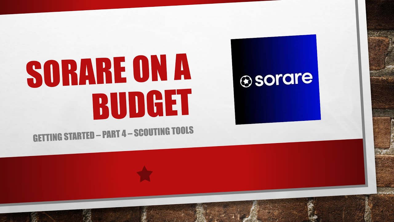 Sorare On A Budget - Getting Started On Sorare - Part 4 - Scouting Tools