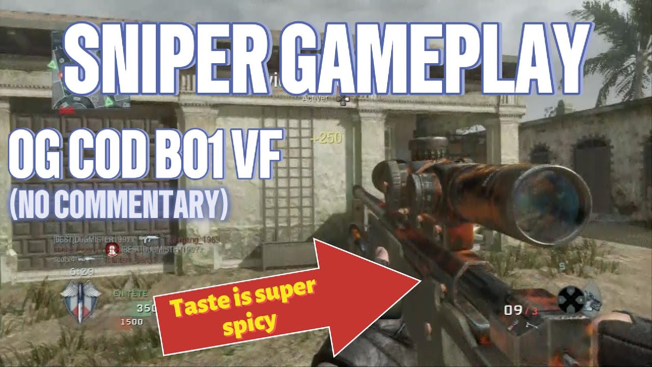[OG BO1 PS3] SNIPER NOSTALGIC GAMEPLAY (VF)