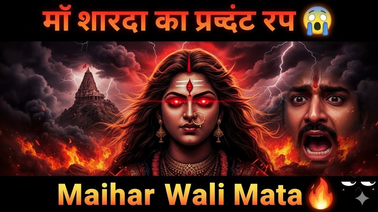 मैहर वाली माई का प्रचंड रूप | Sharda Devi Aghori Jhanki Bhajan | Maihar Mata