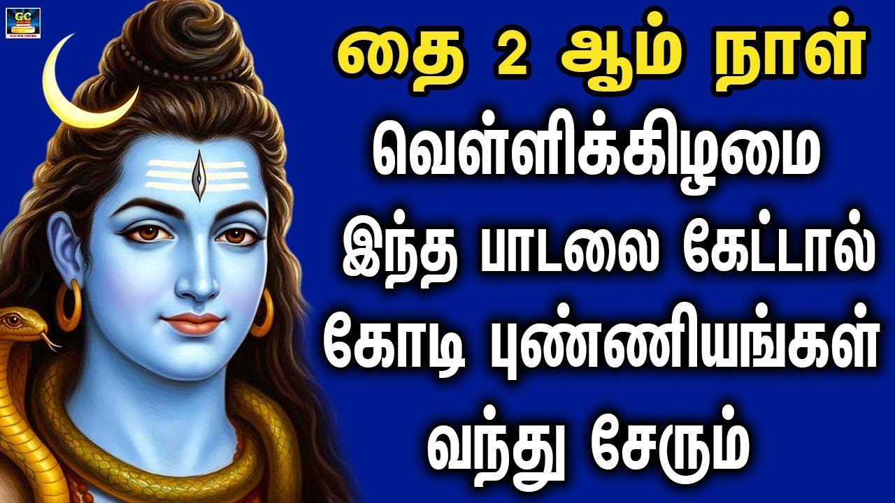 தை 2 ஆம் நாள் வெள்ளிக்கிழமை இந்த பாடலை கேட்டால் கோடி புண்ணியங்கள் வந்து சேரும் | Bakthi Navarasam