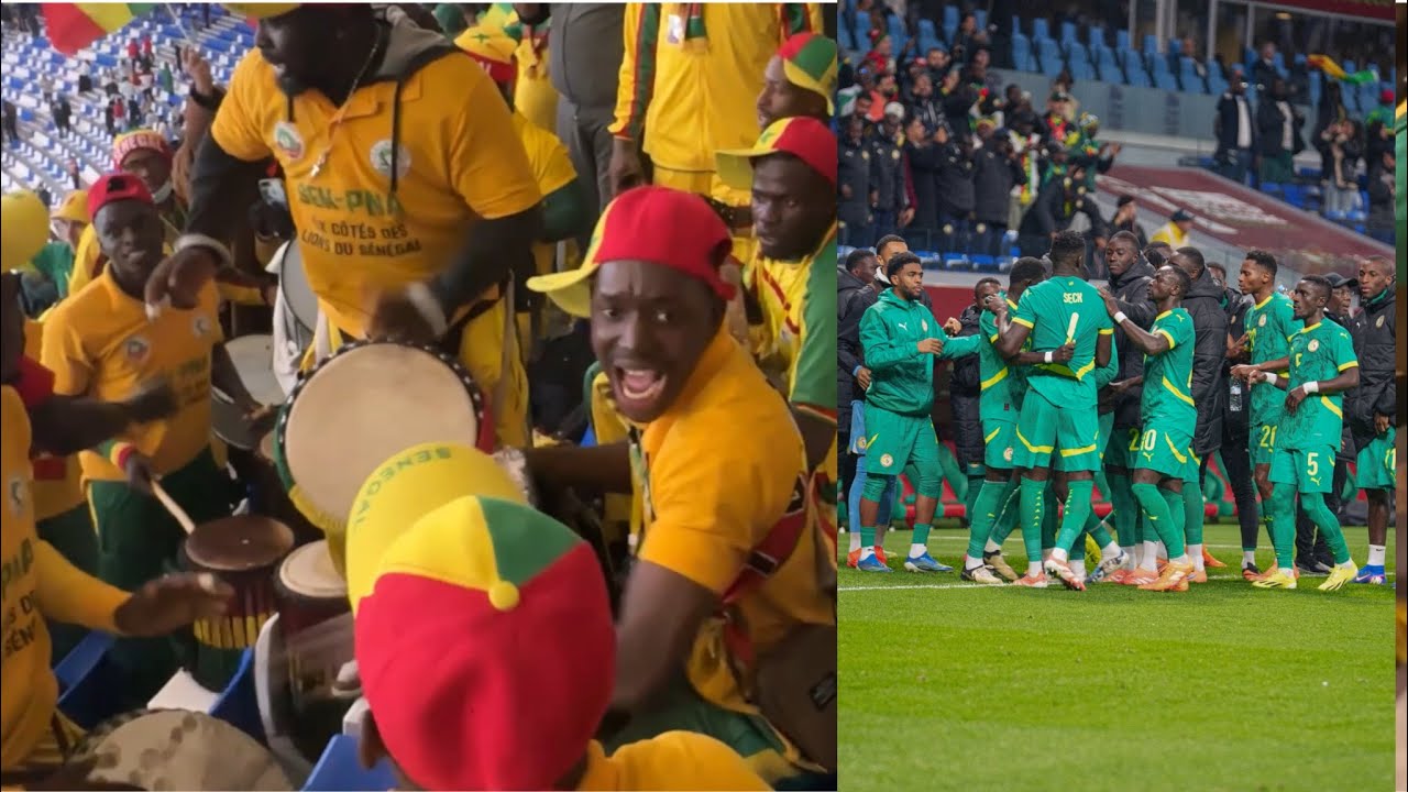 Ambiance exceptionnelle des sénégalais à Tanger après la victoire éclatante des lions face au Bénin