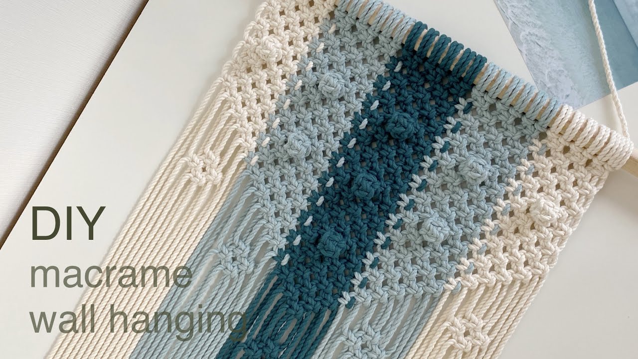 DIY | macrame wall hanging | макраме настенный