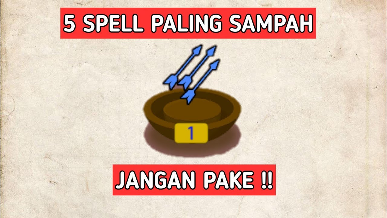5 Spell paling sampah di Stickwar legacy 