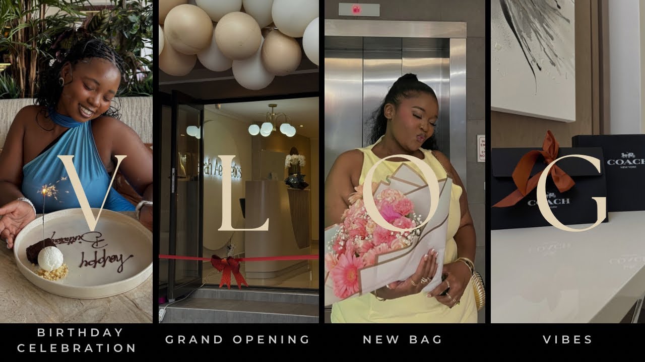 #weeklyvlog  : Birthday’s galore, Salon Grand opening and Vibes