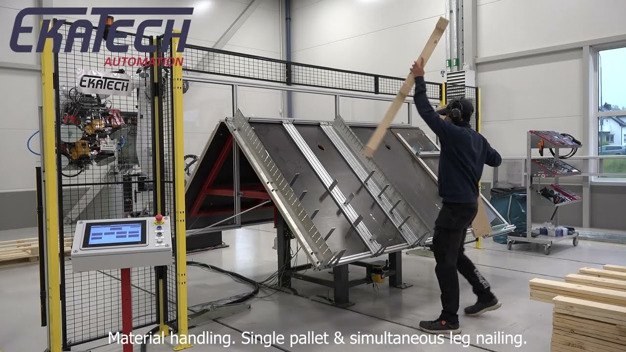 Ekatech RN4017 - Material handling, Nailing & Stacking.