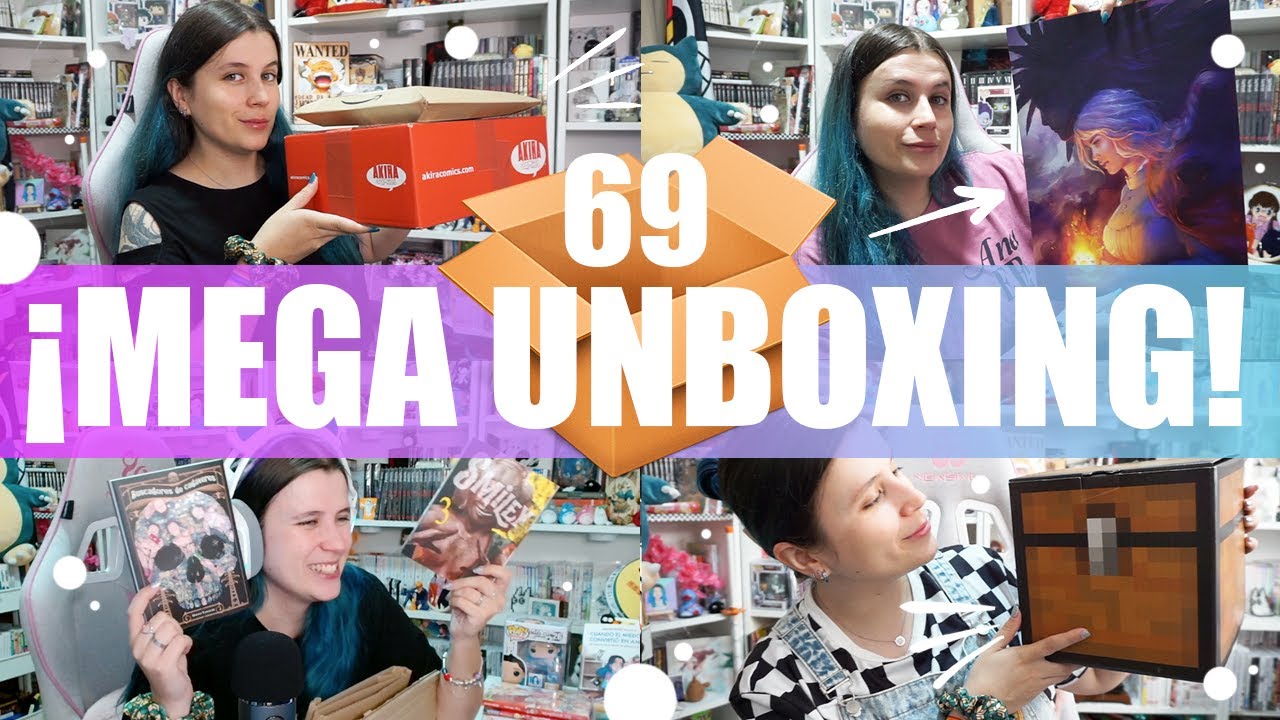 📦 ¡MEGA UNBOXING 69! | Compras a Artistas, Cofre de MINECRAFT, Novedades MANGA y más  📦