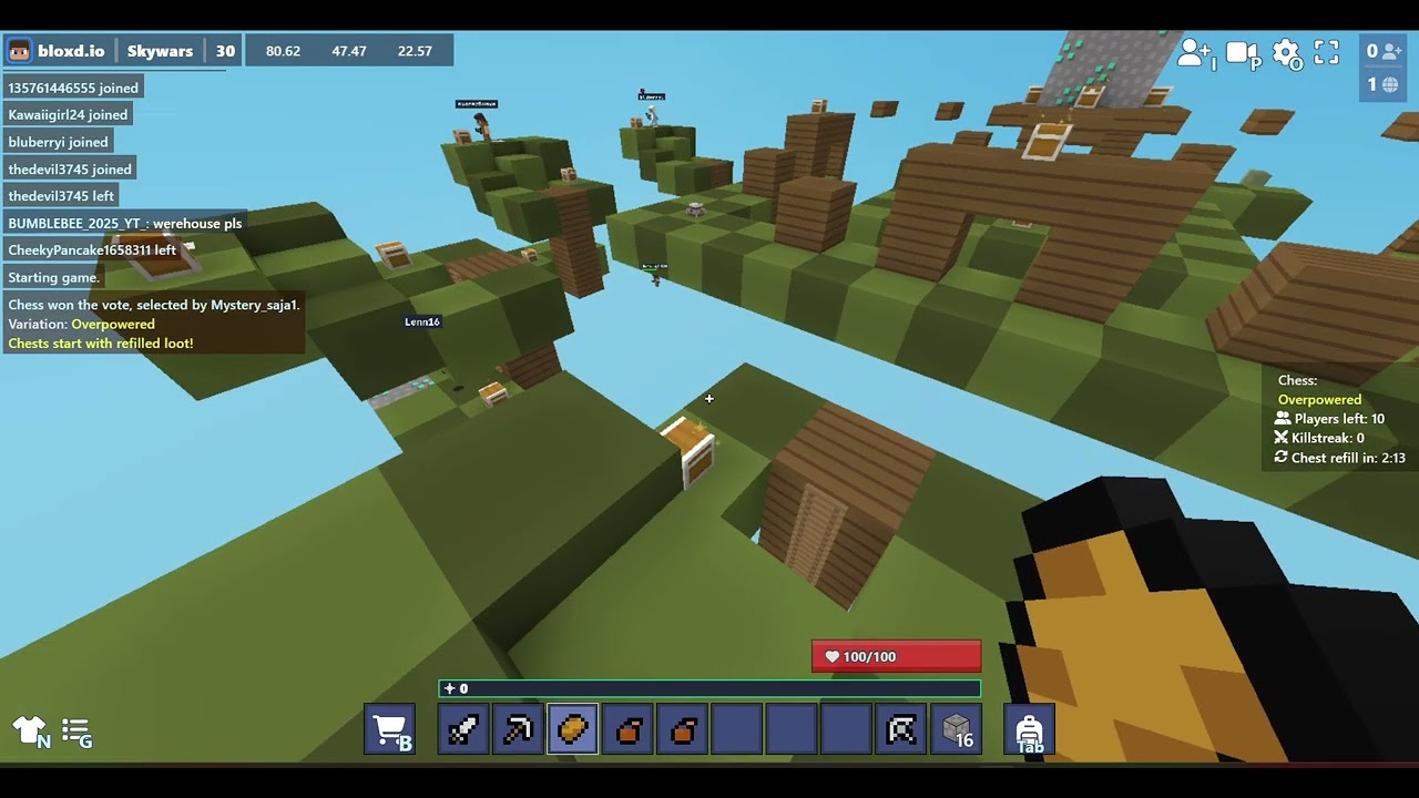 new updatess in bloxd io