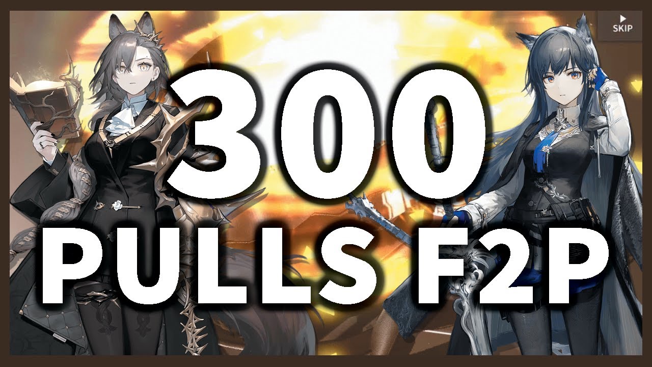 [Arknights] but 300 Pulls on a F2P Account