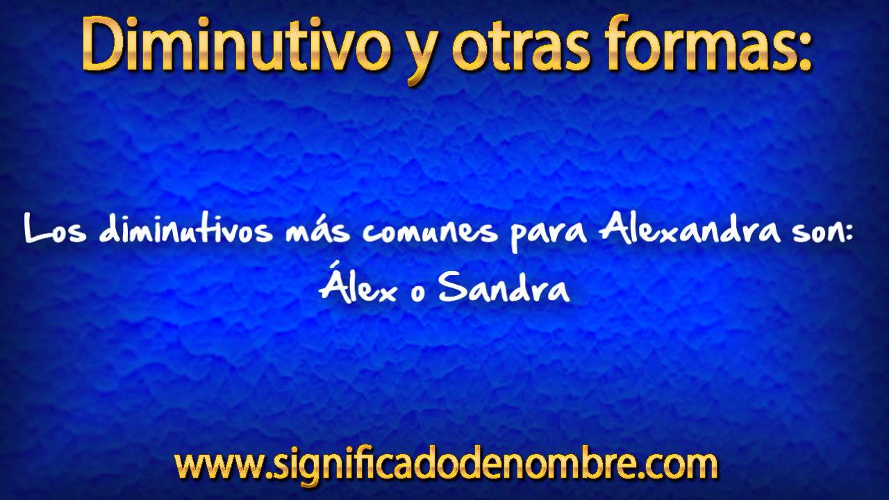 Significado de Alexandra | &iquest;Qu&eacute; significa Alexandra?