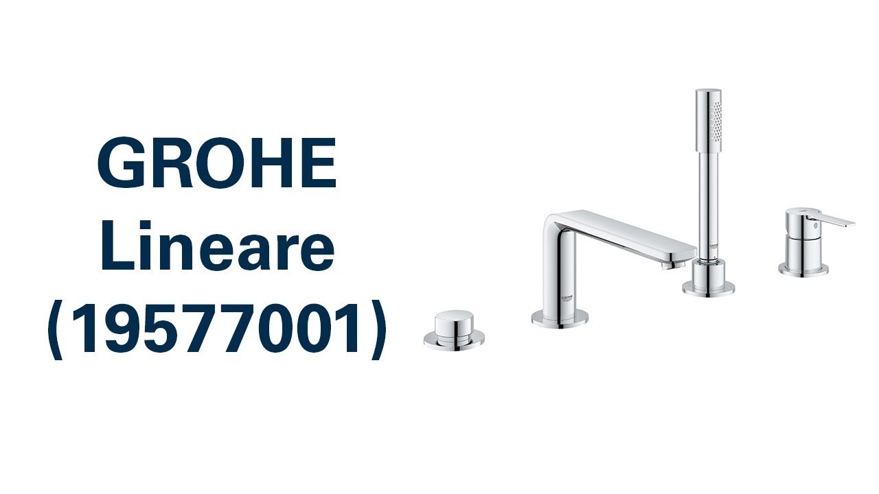 Смеситель для ванны GROHE  Lineare (19577001) - распаковка