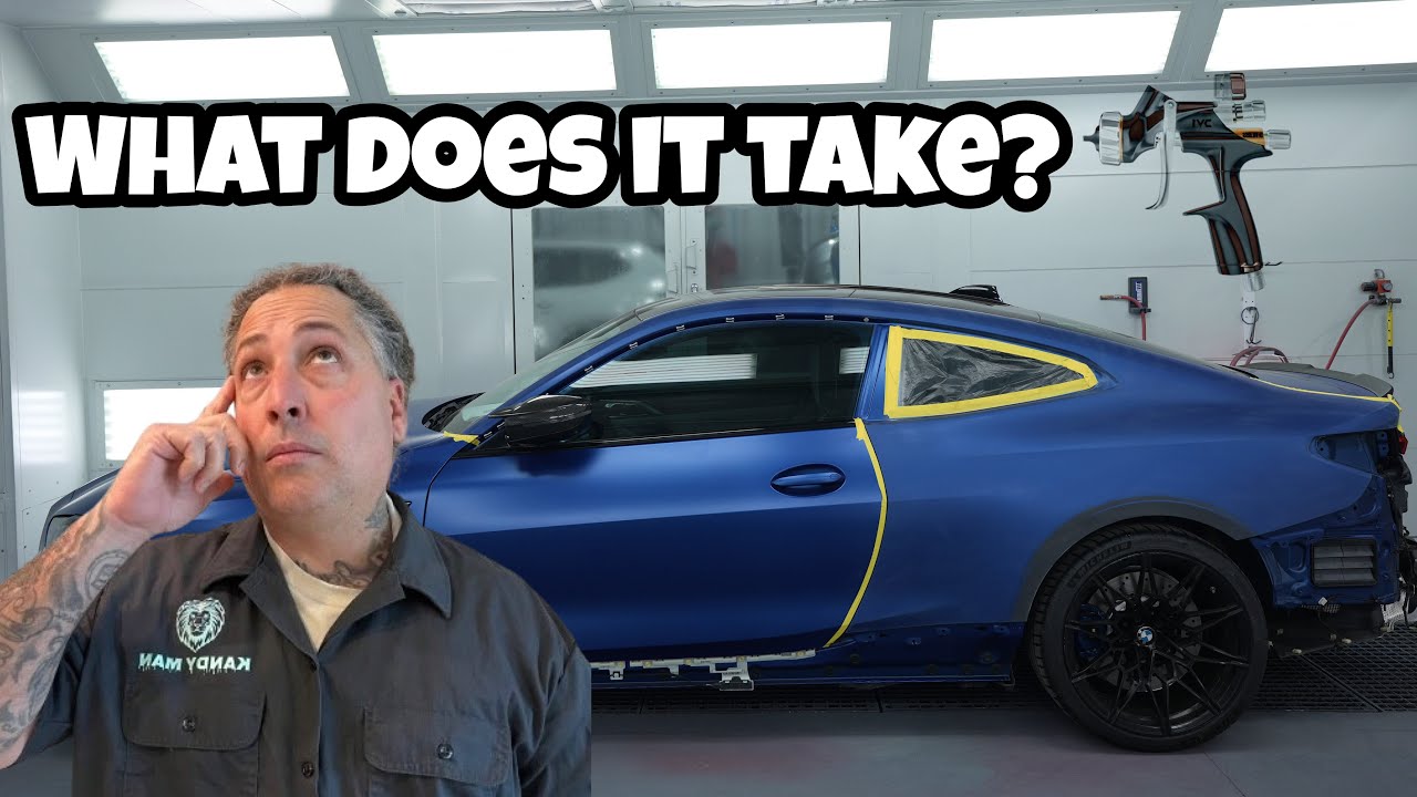 Satin Painting A BMW M4 - Harder Than It Looks