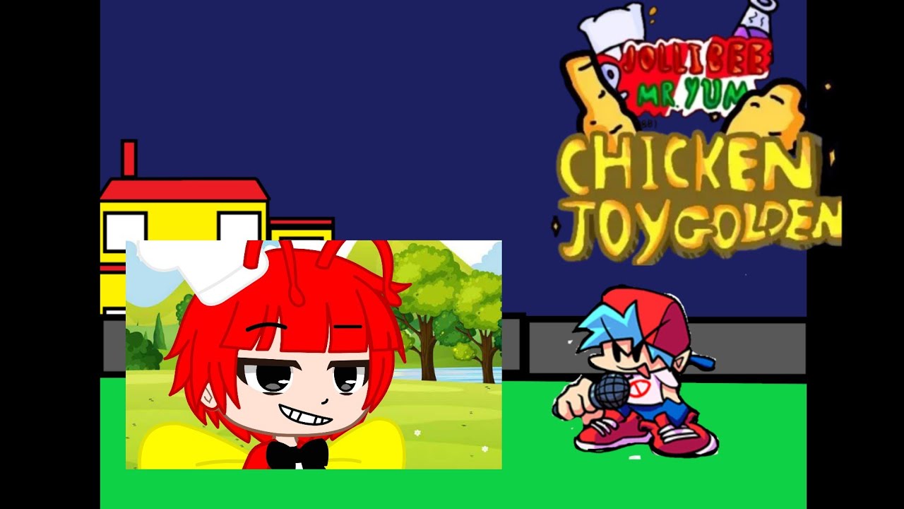 Fnf vs jollibee and yum chicken joy golden edition Thunderstorms