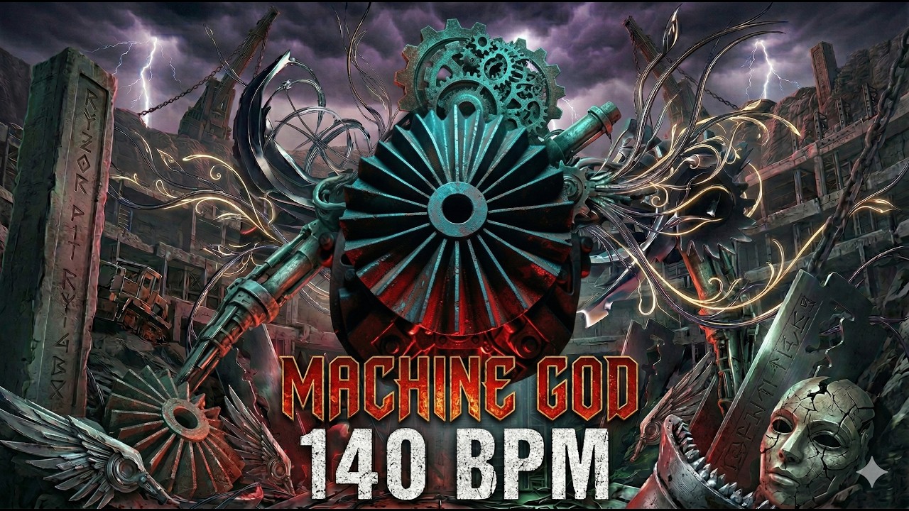 Emir Kaboğlu - MACHINE GOD - Aggressive Industrial Dubstep (140 BPM)