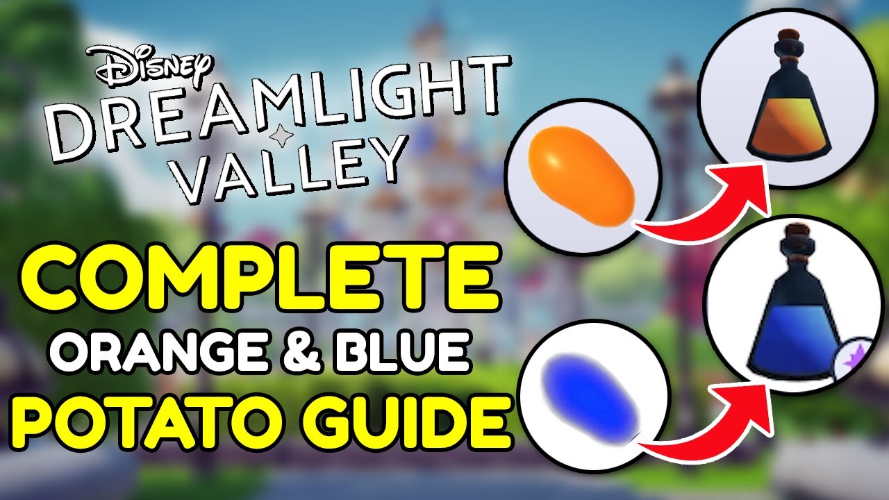 How to get your BLUE and ORANGE Potato Potions | Disney Dreamlight Valley