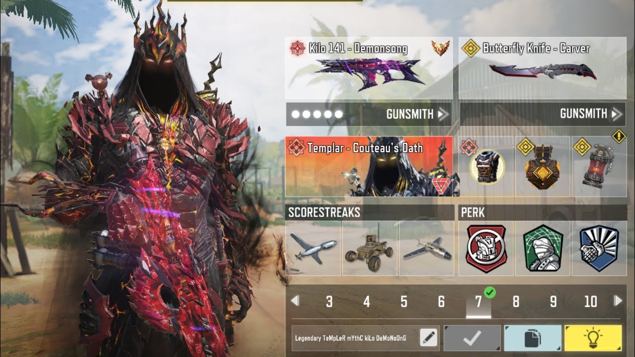 Legendary Rank Touchdown with the Most Decorated Mythic Kilo 141 Demonsong & Mythic Templar in CODM