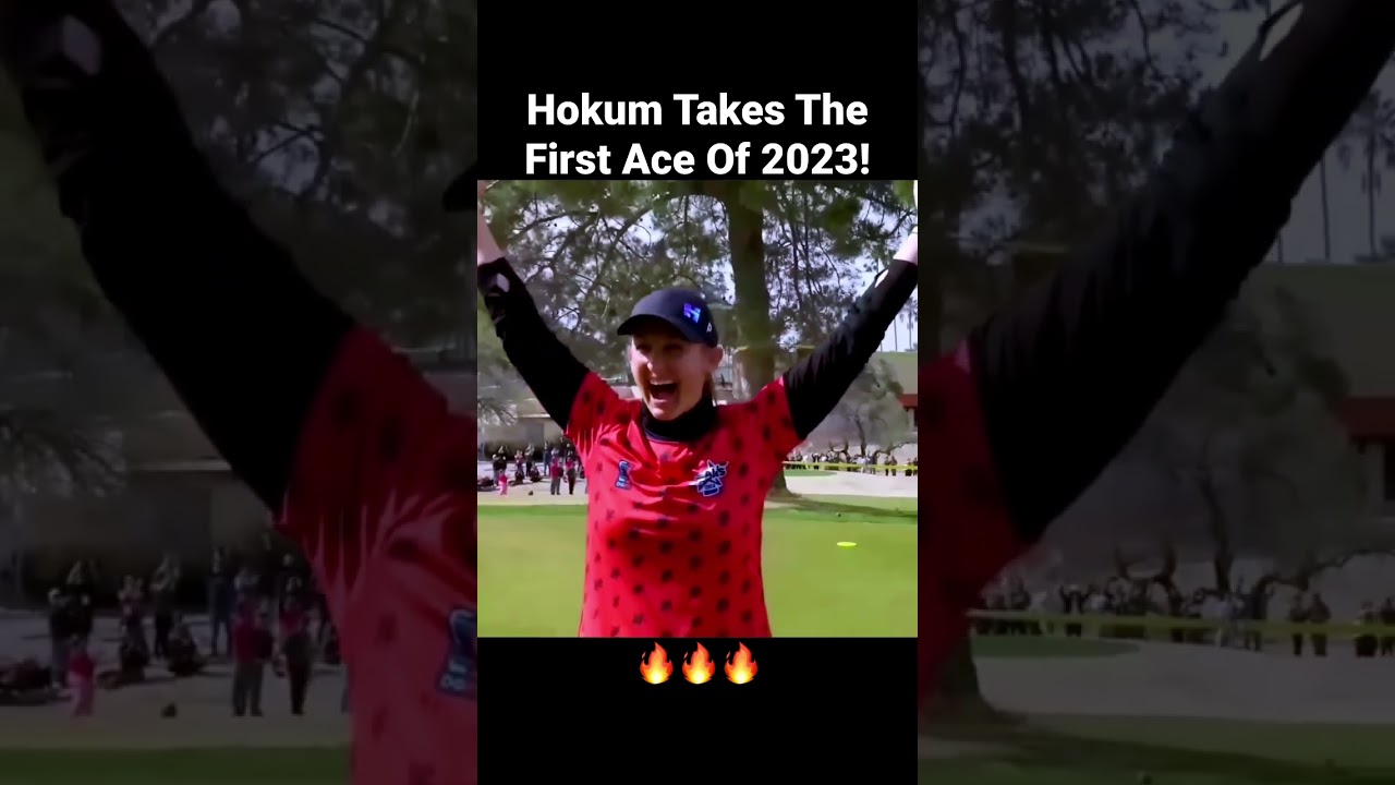 SHOCKING FIRST ACE OF THE 2023 PRO TOUR! #discgolf #ace #shorts