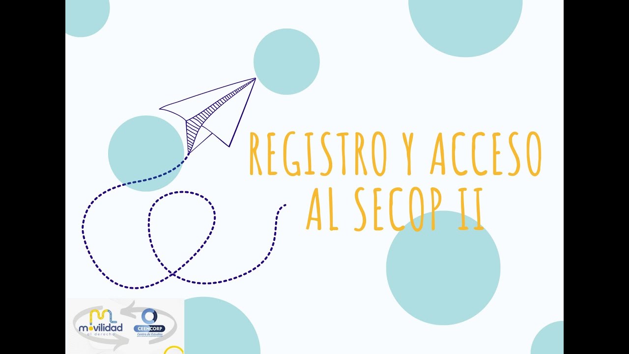 Plataforma SECOP II Registro
