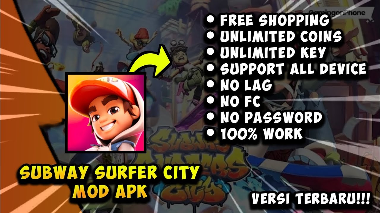SUBWAY SURFER CITY MOD APK [ БЕЗ PW ] ПОСЛЕДНЯЯ ВЕРСИЯ!!!
