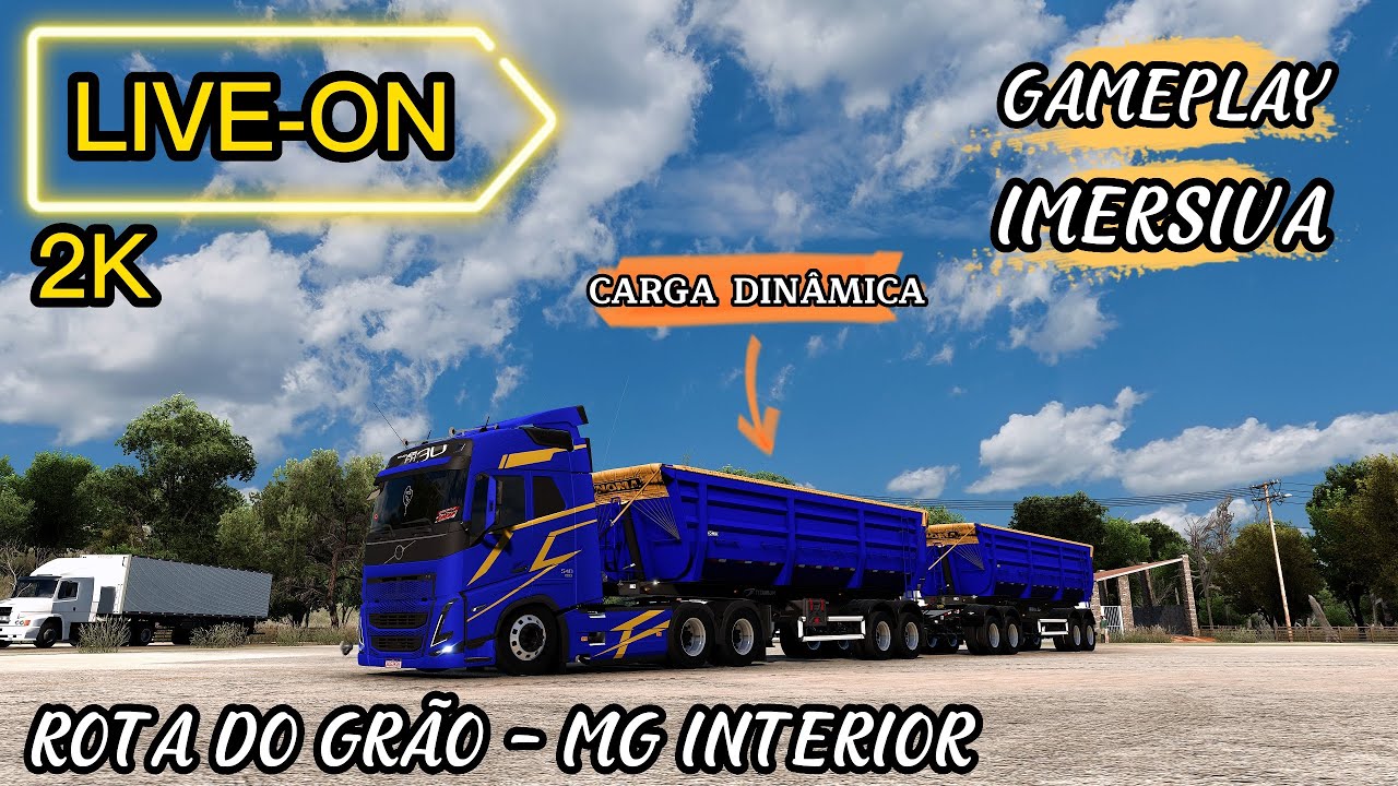 LIVE - MG INTERIOR 1.58 | ROTA DO GRÃO | Euro truck Simulator 2 1.58  #ETS2 #EUROTRUCK2