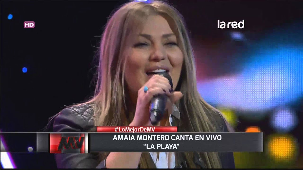 ¡INÉDITO! Amaia Montero cantó 
