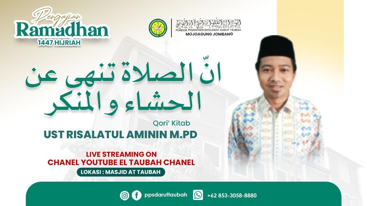 🔴 LIVE | PENGAJIAN RAMADHAN 1447 H | 