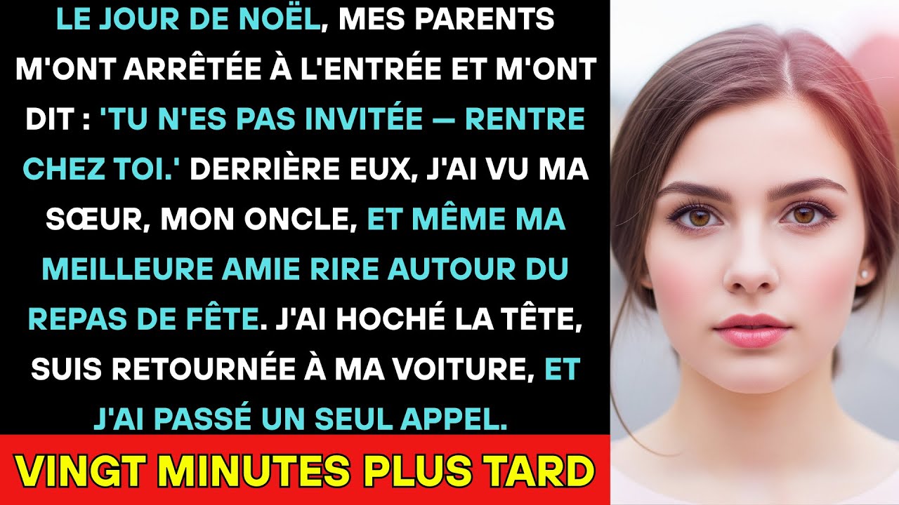 Le Jour De Noël, Mes Parents M'ont Barré L'entrée En Disant : 'Tu N'es Pas Invitée…'