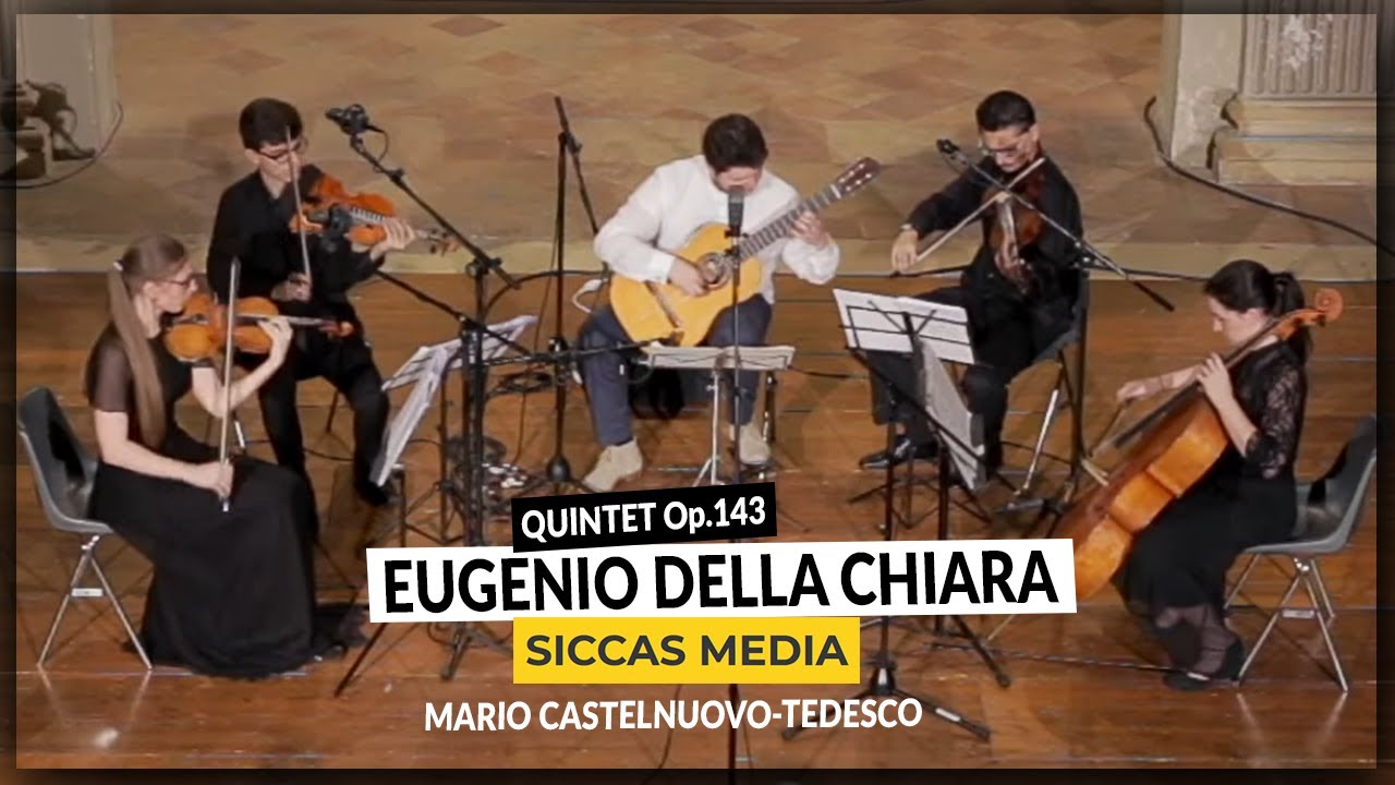 Quintet op. 143 for Classical Guitar and Strings by Mario Castelnuovo-Tedesco | Siccas Media