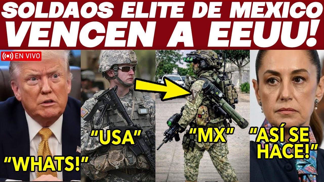 TRUMP HELADO! EJERCITO ELITE MEXICANO DOBLA A EEUU. CLAUDIA SUELTA TODO ¡EXHIBE REGALOS DE PIÑA!