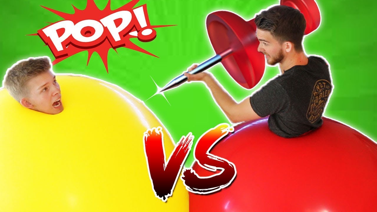 GIANT 6ft Balloon Battle!