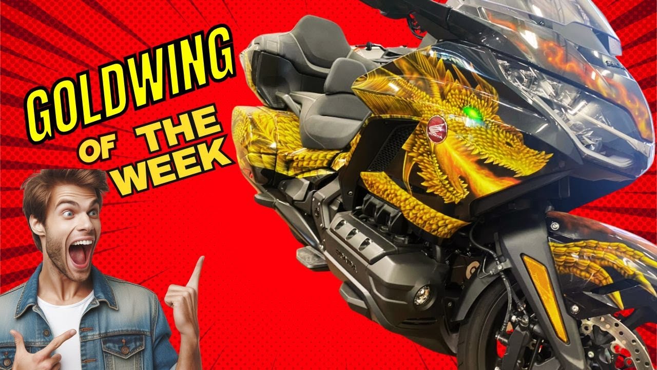 Custom Dragon Goldwing of the Week Ep7 - Dragon Tail Paint
