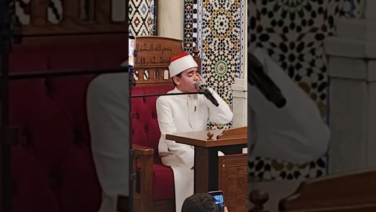 المعجزة محمد القلاجي نجم دولة التلاوة يبدع بقرآن العصر من مسجد سيدنا الحسين