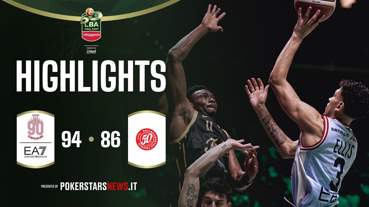 EA7 Emporio Armani Milano - Pallacanestro Trieste | PokerstarsNews Highlights QF Final Eight 2026