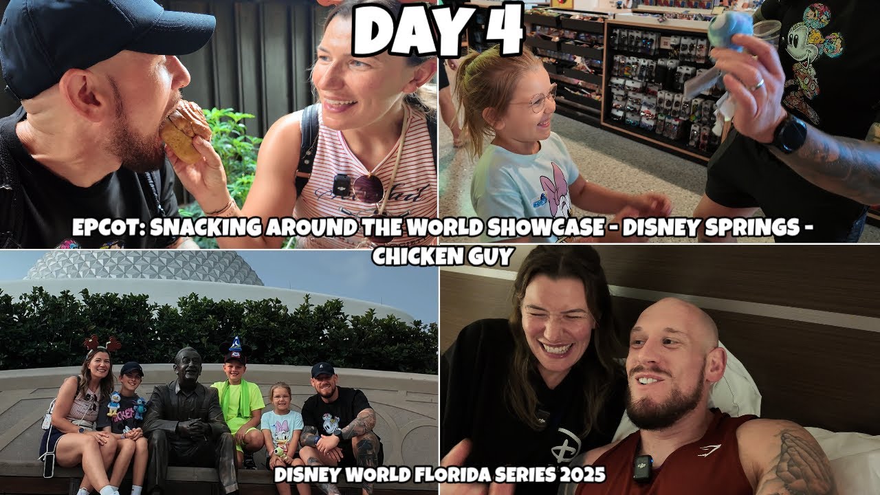 DAY 4 - EPCOT : SNACKING AROUND THE WORLD SHOWCASE - DISNEY SPRINGS