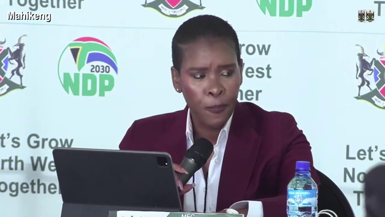 Viola Motsumi on behalf of North West Premier opening remarks of the Provincial Lekgotla
