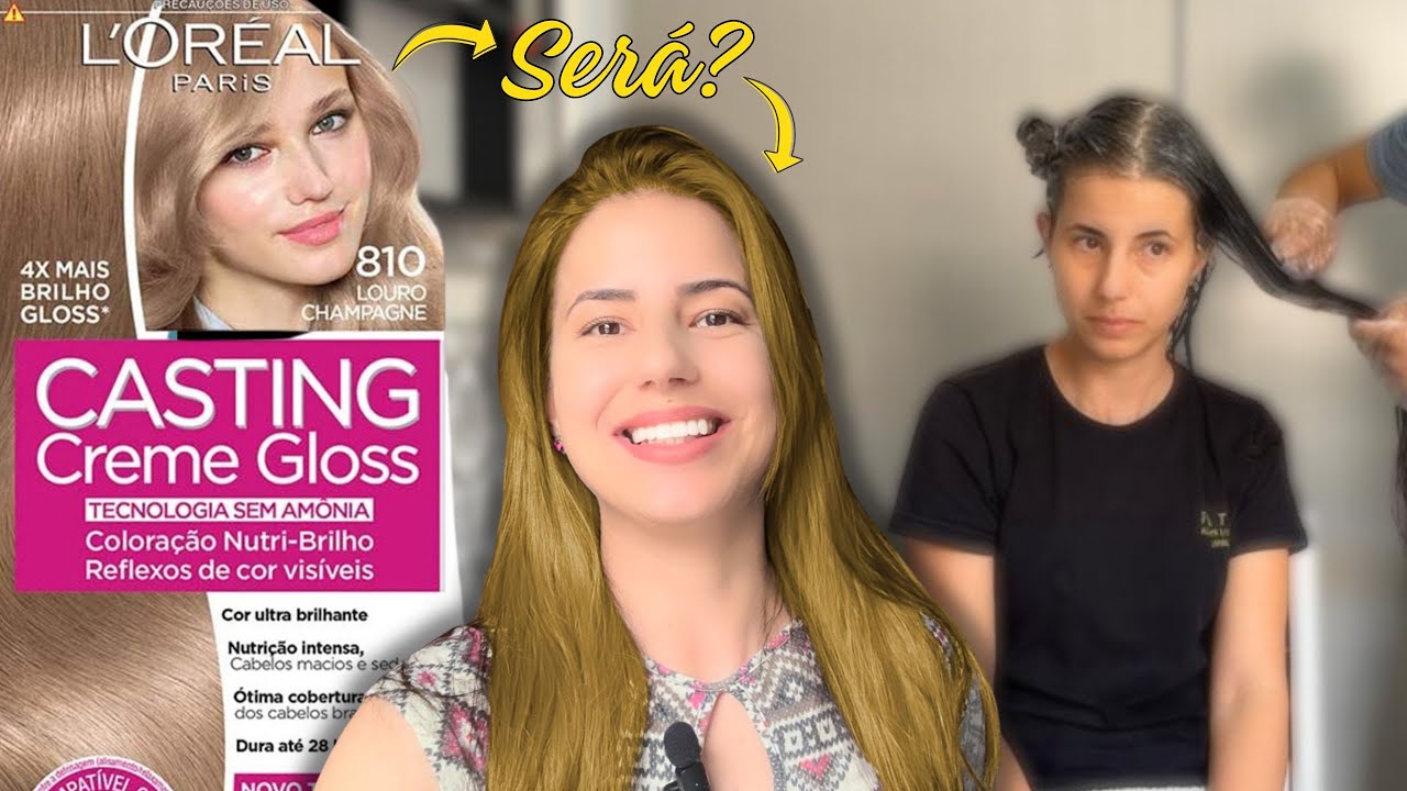 TONALIZANTE LOREAL PARIS 810 CLAREIA O CABELO?