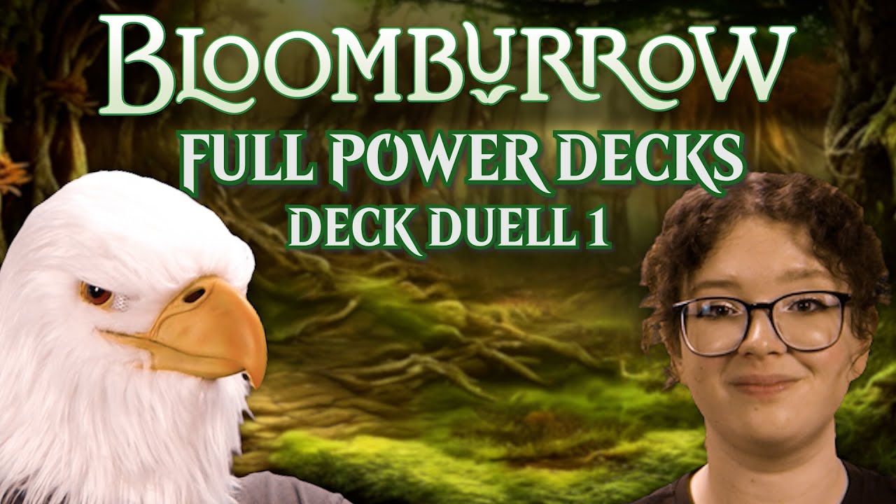 MTG Bloomburrow Full Power Deck Duell 1 | Magic the Gathering deutsch | Gameplay | Trader Duel 2024