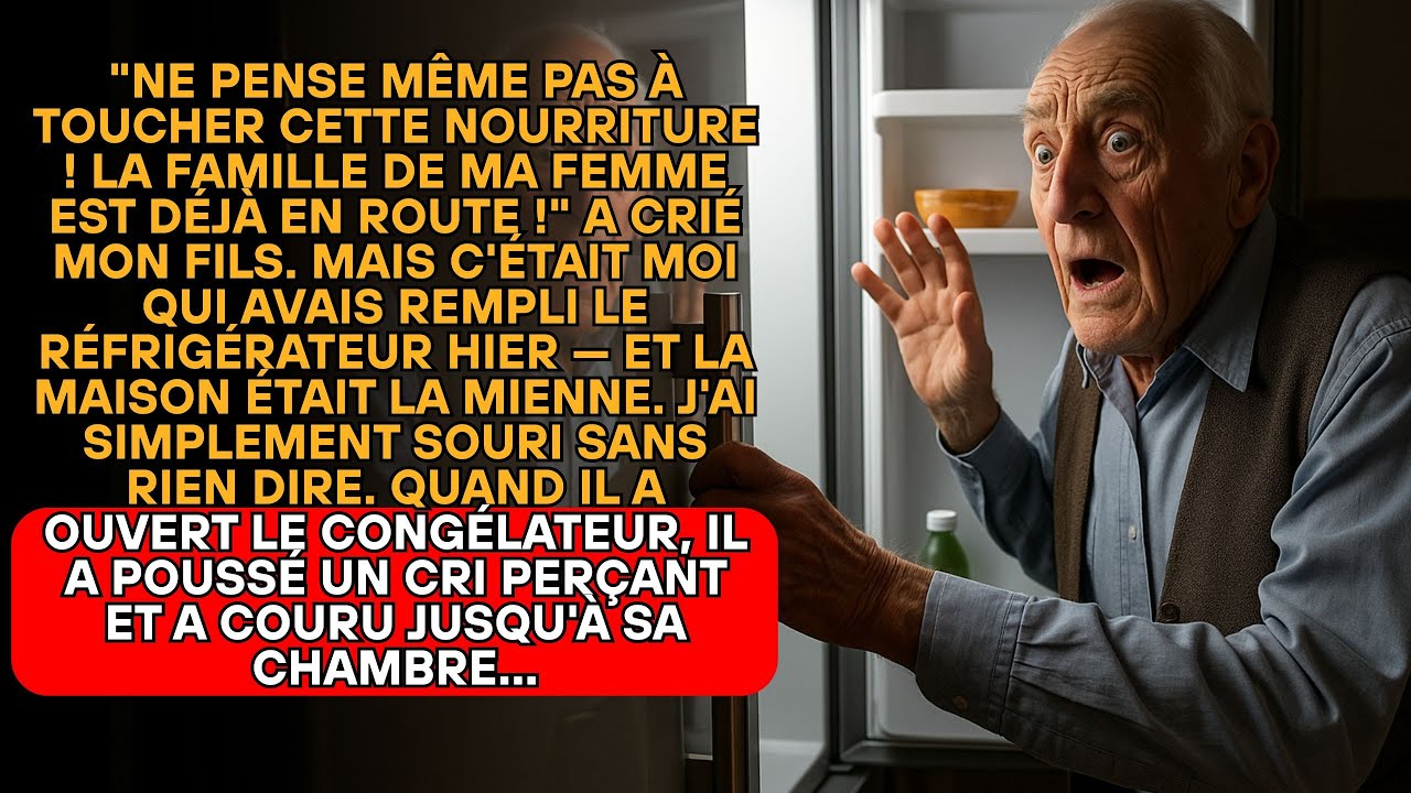MON FILS ME COMMANDAIT DANS MA PROPRE MAISON — MAIS QUAND IL A OUVERT LE CONGÉLATEUR.....