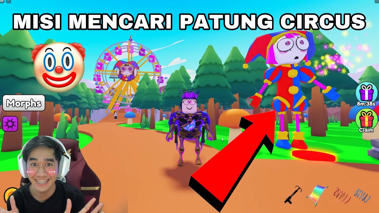 MISI MENCARI PATUNG CIRCUS 🤡 FIND THE AMAZING DIGITAL CIRCUS MORPHS 😍🎪