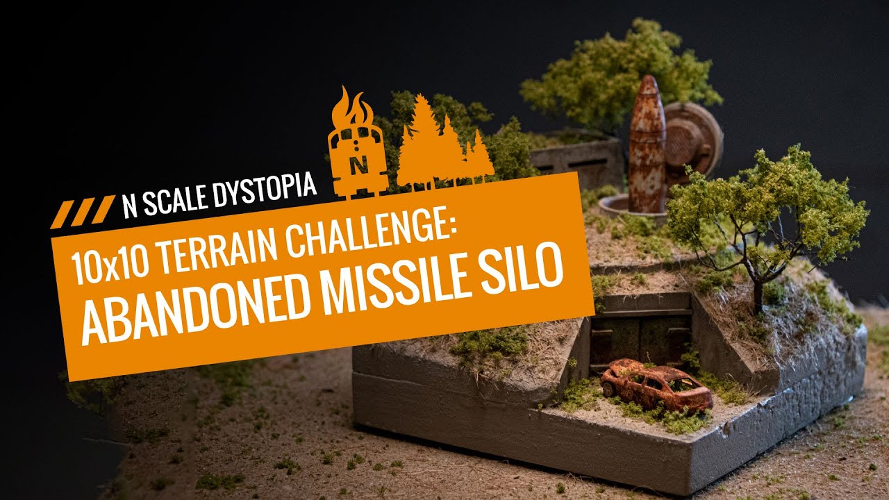 Building an Abandoned N Scale Missile Silo [Diorama]