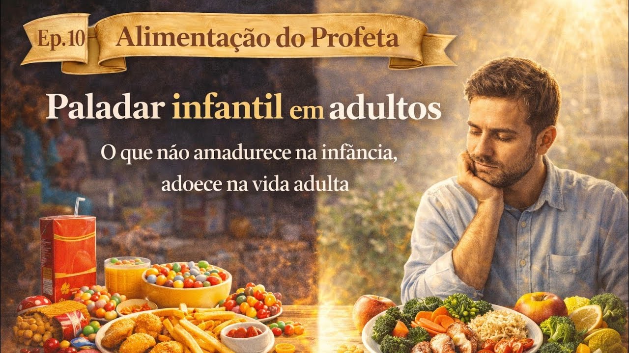 EPISÓDIO 10 | A ALIMENTAÇÃO DO PROFETA - O QUE NÃO AMADURECE NA INFANCIA, ADOECE NA VIDA ADULTA.