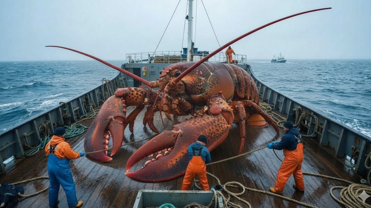 How Fishermen Make $350,000 in 8 Days Deep-Sea Lobster Trapping | Deep Sea Creatures