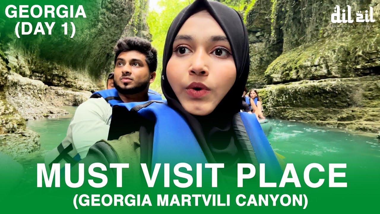 MARTVILI CANYON (GEORGIA SERIES DAY 1- EPISODE 2) MUST VISIT PLACE - BY  @TheDubaiCouple