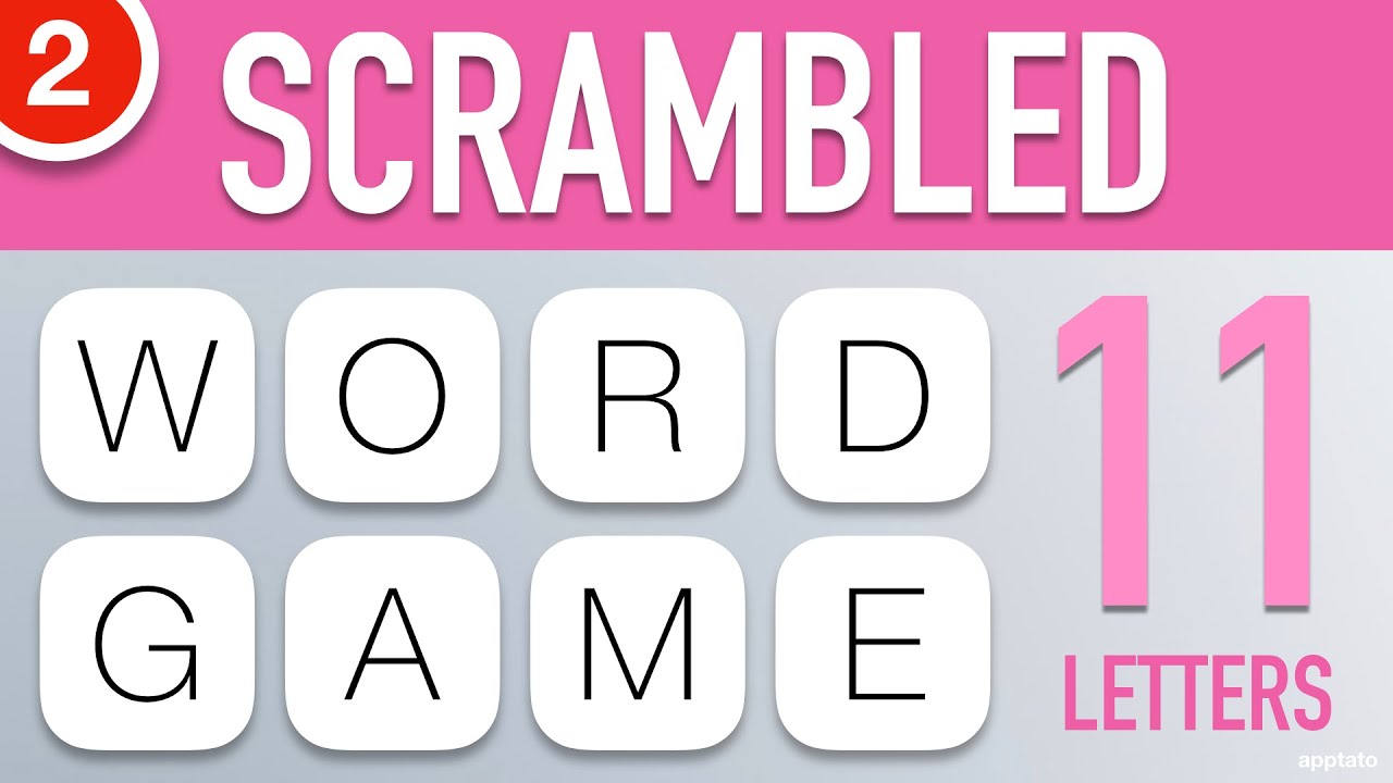 Scrambled Word Games Vol. 2 - Guess the Word Game (11 Letter Words)