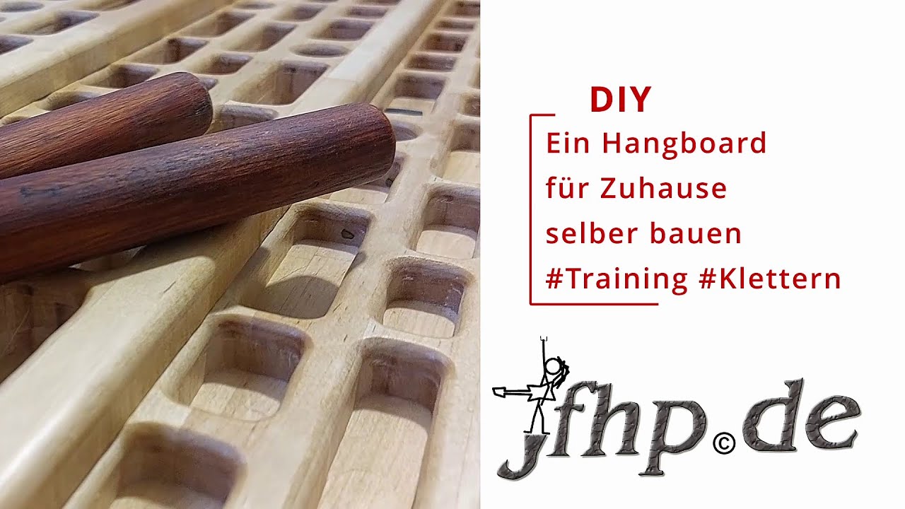 Ein Hangboard für das Klettertraining / Ninja-Training zuhause selber bauen #diy