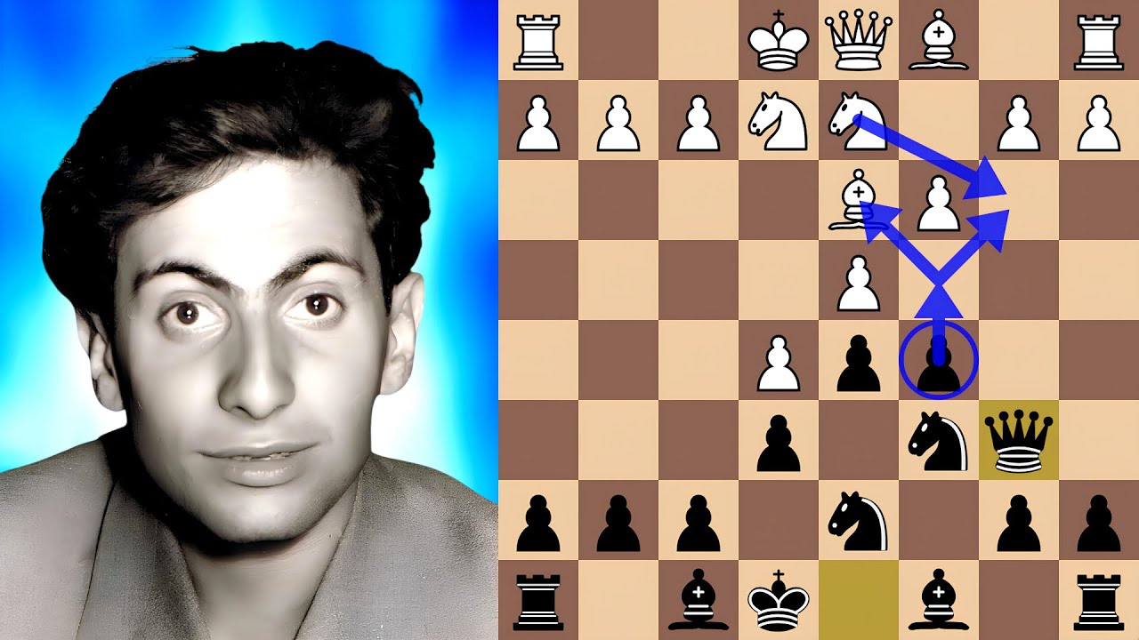 Mikhail Tal's French Defense Wins in 26 Moves